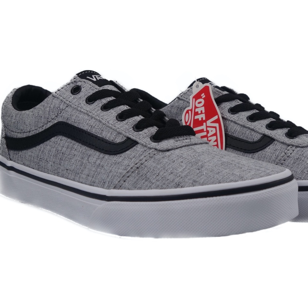 VANS WARD TEXTILE (LIGHT GRAY / WHITE) WOMEN SHOES